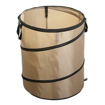 Jesscasday Outdoor Camping Trash Can Portable Garbage Bin Lightweight Round Bucket