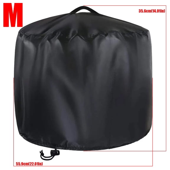Jesscasday Outdoor Heaters Protectors Cover Waterproof PVC Lined Winter Fire Pit Guard Easy Fold Portable Design