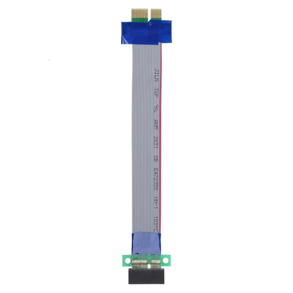 Jesscasday Computer PCI-E Extension Adapter Cable PCIE X1 Male to Female Riser Converter