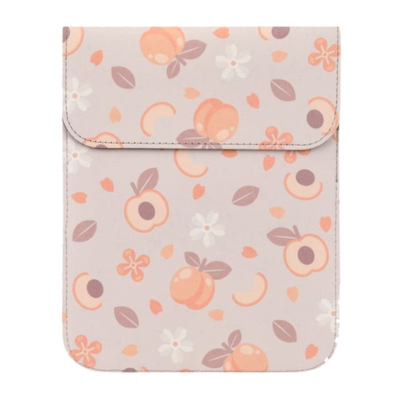 Jesscasday PU Leather Protective Sleeve For 6Inch EReaders Precise Cutouts Elastics Straps Secure Portable Carrying Cover