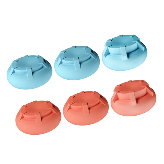 Jesscasday Pack Of 6 Controller Silicone Grip Caps Twin Height Design Anti Slip Protective