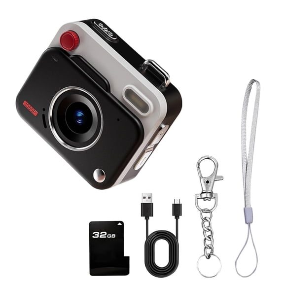 Jesscasday Pocket Sized Camera 44g Lightweight Photo Video Recording Perfect For Travel Enthusiasts