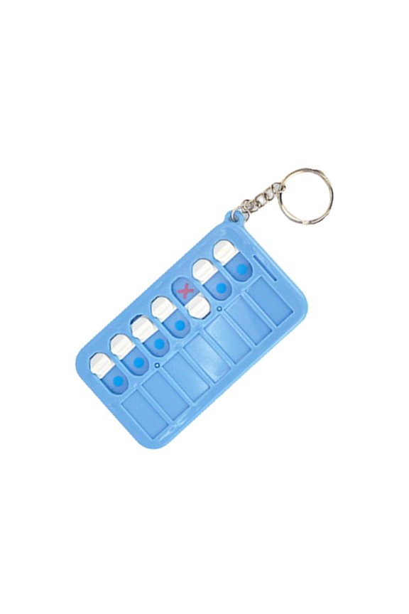 Portable Daily Plan Board Keyrings Car Key Chain Chore Chart Keychains for Kids