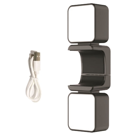 Jesscasday Portable LED Fill Light For Pocket 3 Camera Adjustable Brightness Rechargeable