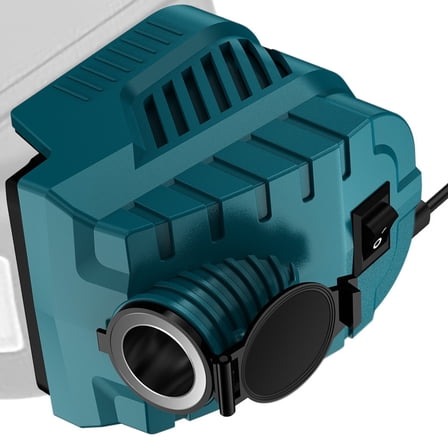 Jesscasday Portable MultiDevice Car Charger Converter with ABS Housing and Intelligent Protections for Power Tool 18/20V Batteries