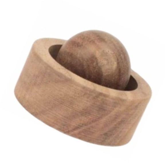 Jesscasday Portable Solid Wood Scent Diffuser Ball For Essential Oil Home Car Decoration