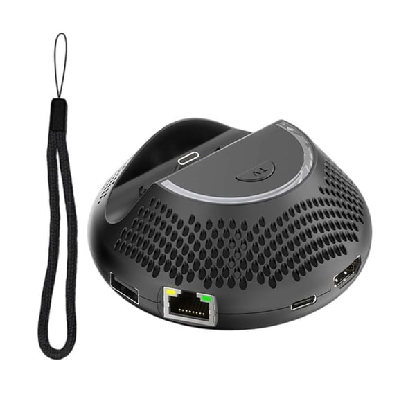 Jesscasday Portable TV Dock for NS2 Efficient Heat Dissipation Stable Connection Black