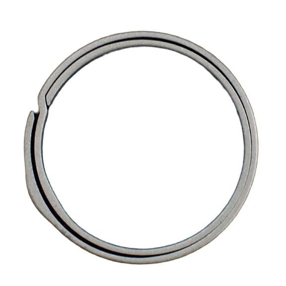 Jesscasday Practical Titanium Key Rings Buckle Metal Keychain Rings Practical Heavy Duty Round Split Rings for Bag and Purses