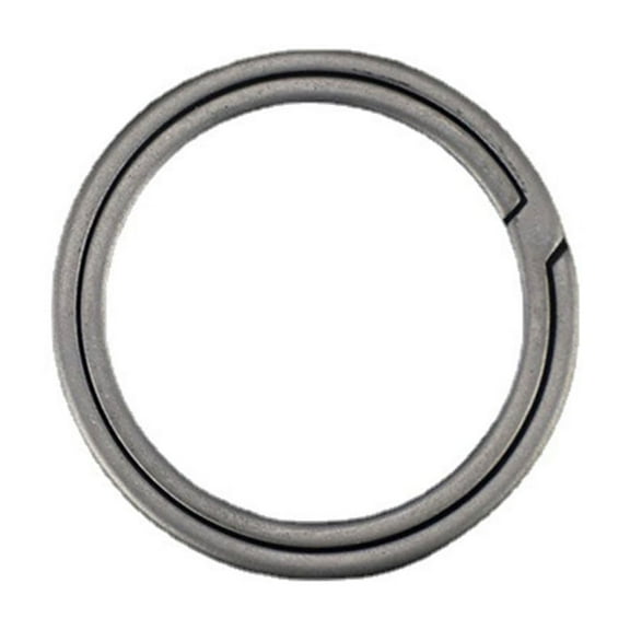 Jesscasday Practical Titanium Key Rings Buckle Metal Keychain Rings Practical Heavy Duty Round Split Rings for Bag and Purses