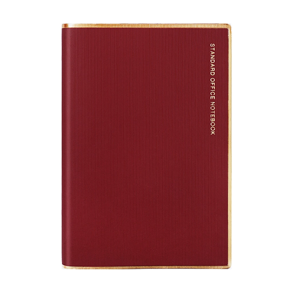 Jesscasday Premium PU Leather Notebook A5 Business Notepad Lined Page Thick Paper 128 Sheet