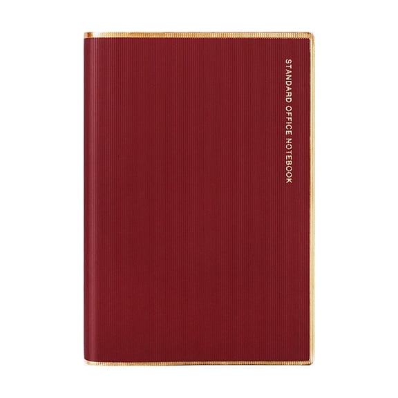 Jesscasday Premium PU Leather Notebook A5 Business Notepad Lined Page Thick Paper 128 Sheet
