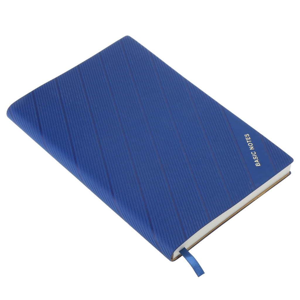 Jesscasday Premium PU Leather Notebook A5 Business Notepad Lined Page Thick Paper 128 Sheet