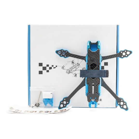 Jesscasday Quick Release 5" FPV Frame 6mm Thick Arms Carbon Fiber Aluminum Hybridize Build For Maneuvers