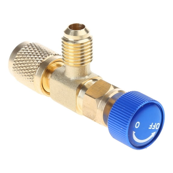 Jesscasday R22/R410 Air Conditioning Valve Adapter Liquid Safety Valve Copper Adapter