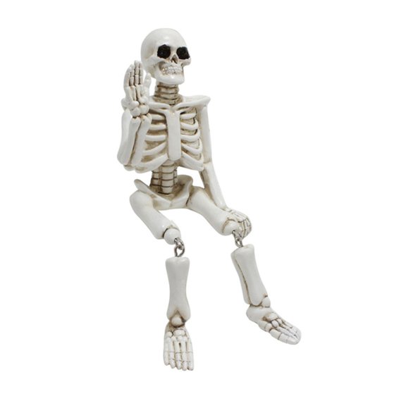 Jesscasday Realistic Waving Skeleton Sculpture Resins Halloween Indoor and Outdoor Display