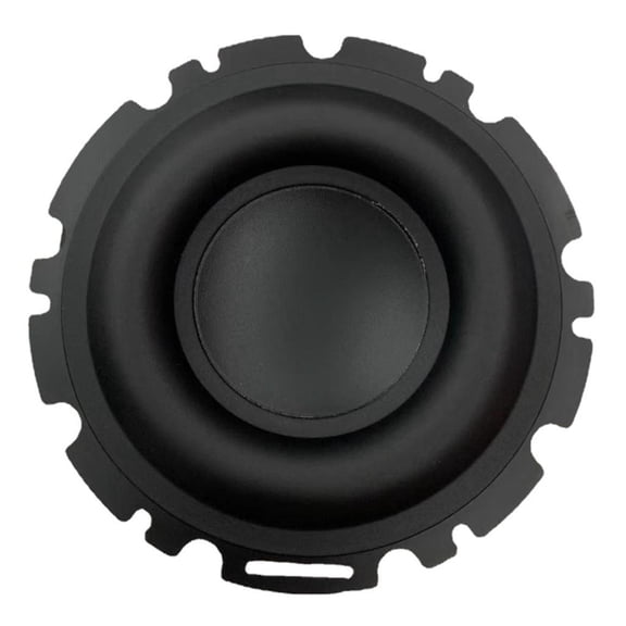 Jesscasday Reliable 4.5" 50W Mids Bass Speaker Horn Low Frequency Speaker Mids Bass Speaker Features Large Rubber Surround