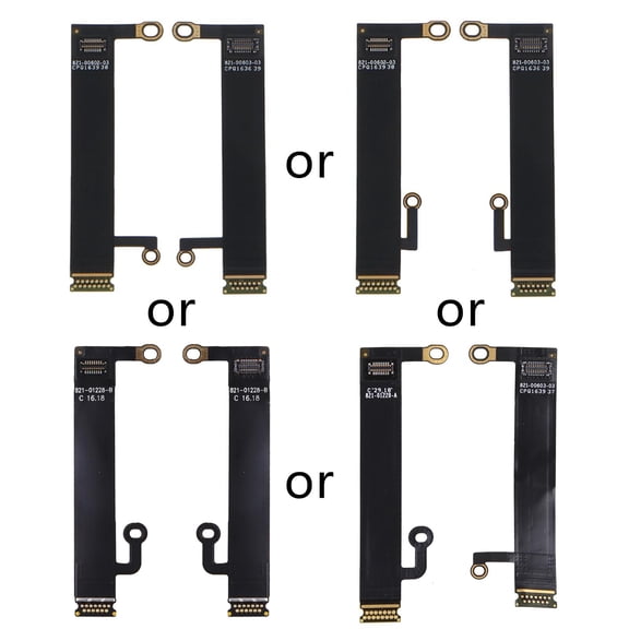 Jesscasday Replaces the LED Backlight Flex Cable Connector of the A1989 A1990 A1706 A1707 A1708 for MacBook Pro 13in 15in 2Pcs