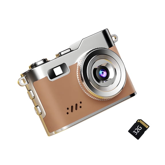 Jesscasday Retro Digital Camera 1080P Resolution Portable Necklace Style Device With Expandable Memory For Daily Shoots