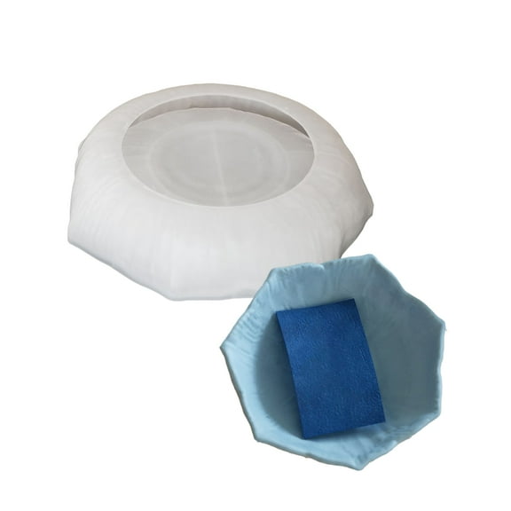Jesscasday Reusable Round Flower Storage Tray Silicone Moulds For Home Decors And Crafts