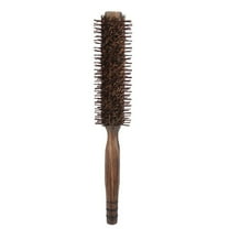 Jesscasday Round Boar and Nylon Bristle Brush Styling Hairbrush for Blow Drying and Curling Short Thin Fine Hair