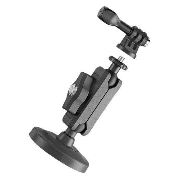 Jesscasday Ruggeds Metal Arm Mount With 5kg Magnetic Base And 1/4 Ball Head For Filming