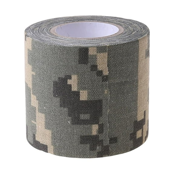 Jesscasday Self-adhesive Non-woven Camouflage Cohesive Camping Hunting Camo Tape 5M