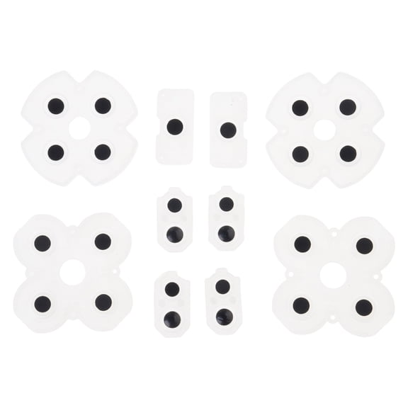 Jesscasday Silicone Conductive Button Pad Keypads for Gamepad Accessory