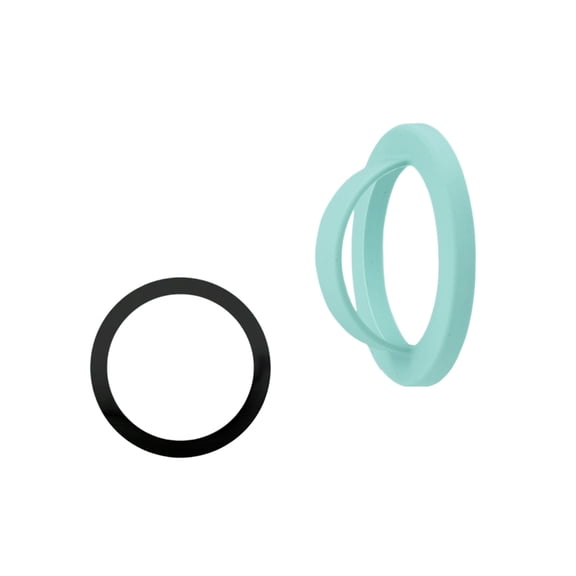 Jesscasday Silicone Magnetic Phone Rings Holder 360 Rotation Gaming Commuting Vehicle Mount