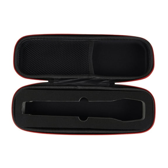 Jesscasday Single Microphone Carrying Case Bag Wireless Mic Storage Box Shockproof Black