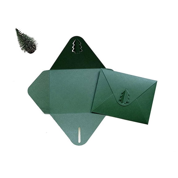 Jesscasday Solid Color Envelope Stationary 6x 4.9In Christmas Card Envelope for Gift Card