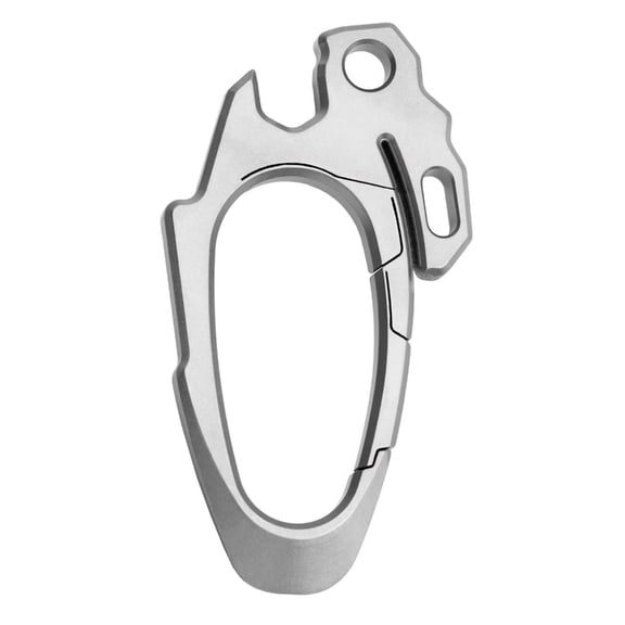 Jesscasday Space Titaniums Alloys Pocket Tool Keyring with Bottle Openers Hexagonal Wrenches and Pry Rod for Camping Gear Enthusiasts