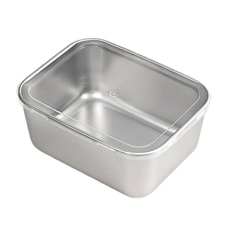 Jesscasday Stainless Steel Tiramisu Tray Mold Cake Pans with Cover for Baking Enthusiasts