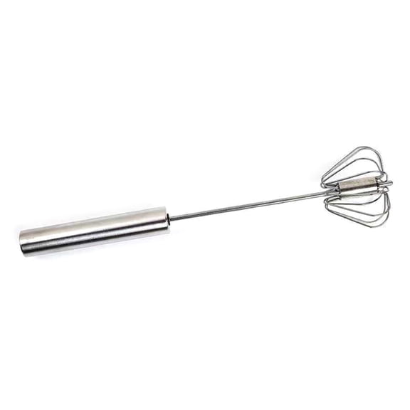 Jesscasday Stainless Steels Eggs Beater Hand Push Whisks Blenders Rotating Push Mixer Stirrer