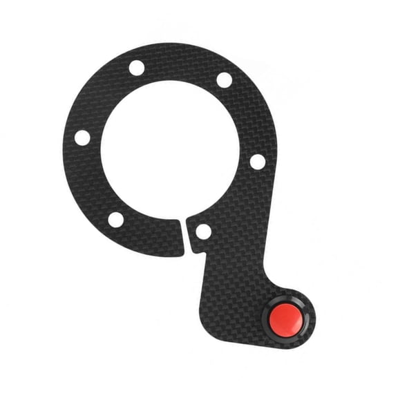 Jesscasday Steering Wheel Horn Button Lightweight 6 Bolt Design Single/Double Button Option