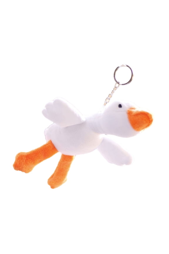Stuffed Duck Shape Keychain Cute Gift for Boyfriends Cute Car Bag Keychain