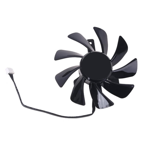 Jesscasday T129215SU RX 570 470D GPU Cooler Video Card Fan for Sapphire Radeon ITX Graphics