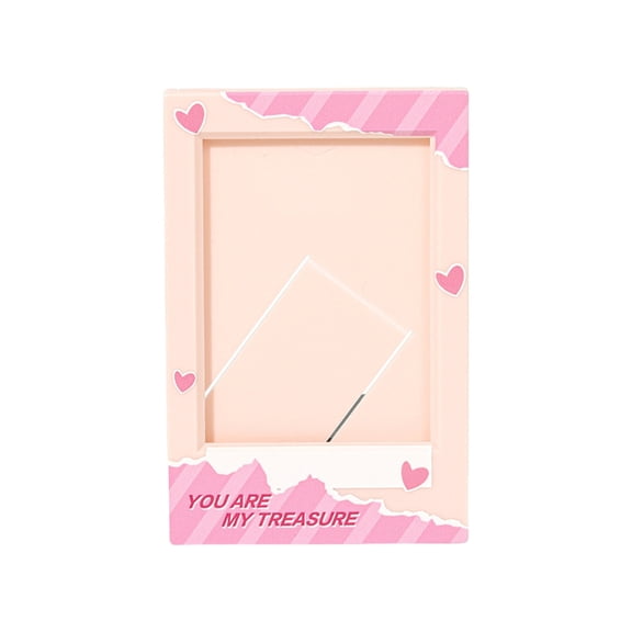 Jesscasday Tabletop Mini Photo Frame For 3Inch Photos Plastic Colorful Vertical Display Picture Holders Frame Modern Home Decors