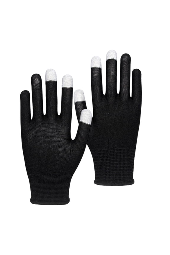 Touch Display Gloves For Rhythm Game Universal Size Outdoor Activity Ready 2pcs
