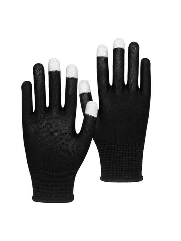 Touch Display Gloves For Rhythm Game Universal Size Outdoor Activity Ready 2pcs