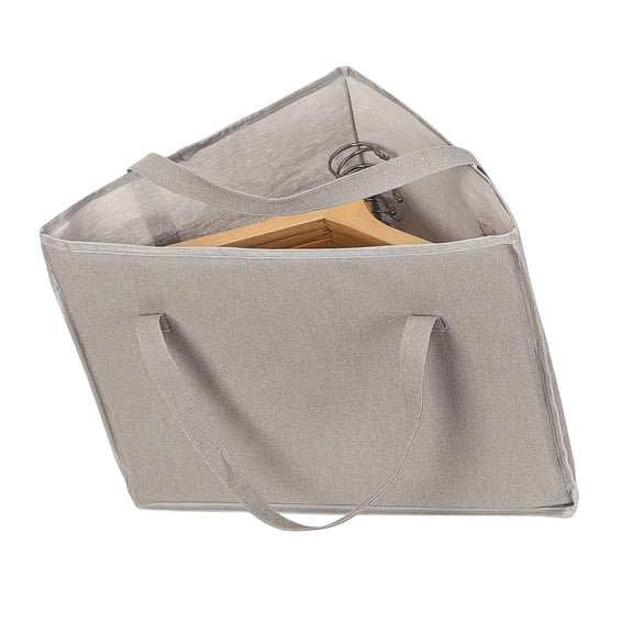 Jesscasday Triangle Hanger Storage Rack Polyester Fabric Shelves Easy Assembly Solution