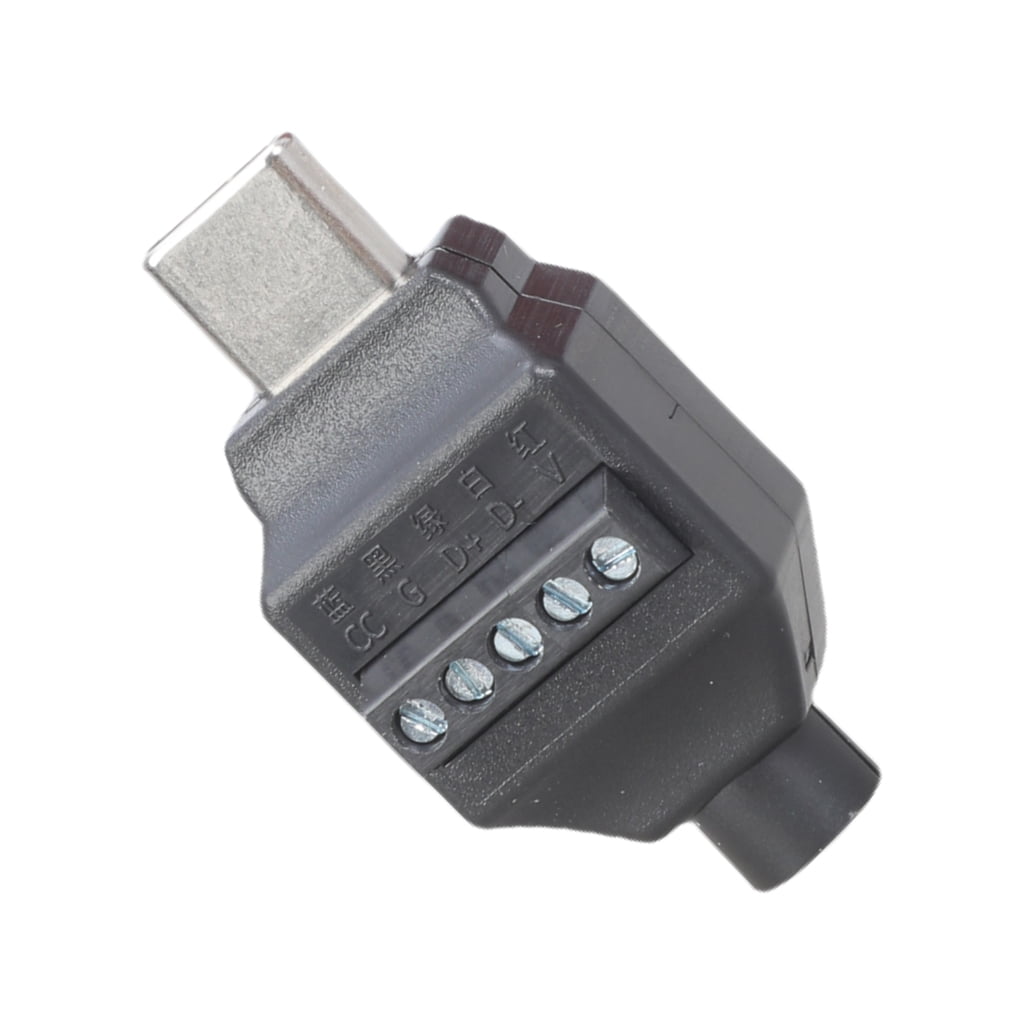 Jesscasday USB C Male Plug Connector 4Pin/5Pin Design Interfaces ...