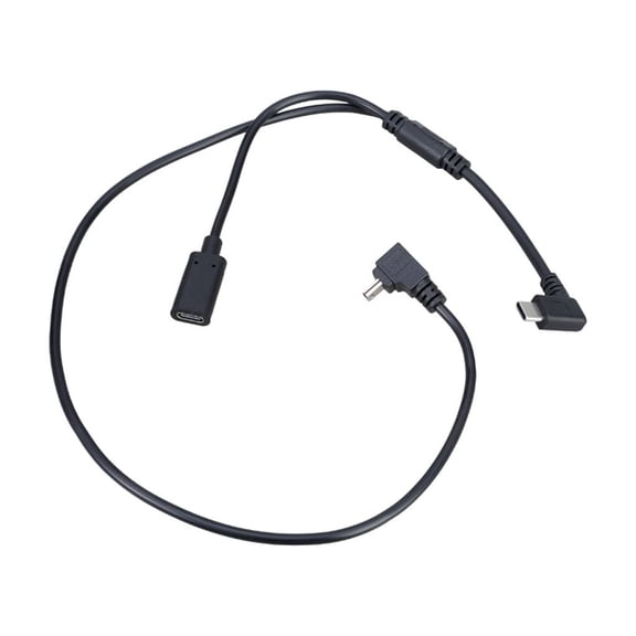 Jesscasday USB C to Small USB Cable Plastic Texture Suitable for Game Controller Camera