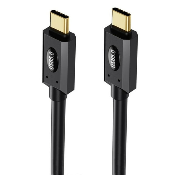 Jesscasday USB5 Cable 80Gbps Data Transfer 240W Charging Double 8K Triple 16K@144Hz