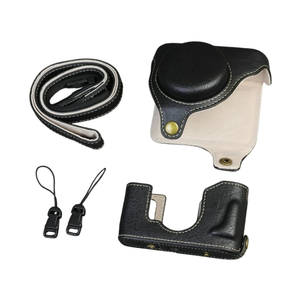 Jesscasday Universal Leather Camera Body Case With Contoured Grip And ...