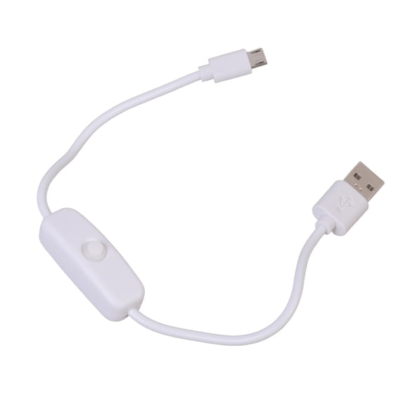 Jesscasday User Friendly USB to Tiny USB Power Cord Featuring Toggle Switches to Simple Charging Operations Efficiently for Home