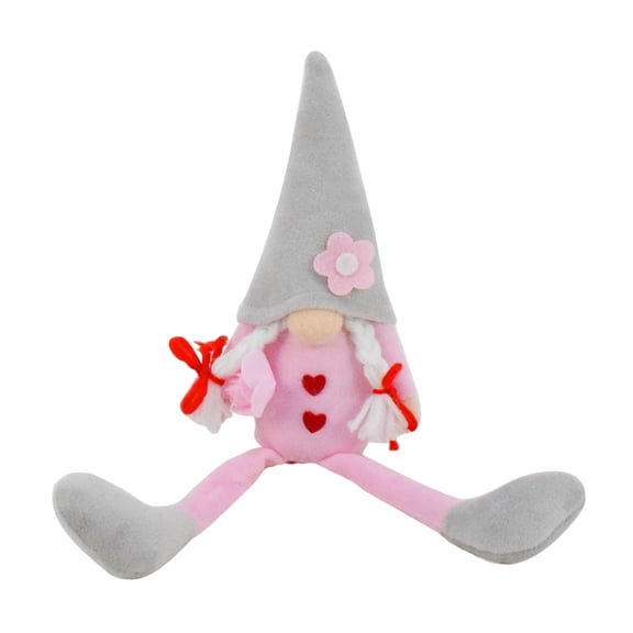 Jesscasday Valentines Day Gnomes Face less Dolls Handmade Long Legs Plushes Dolls for Wedding