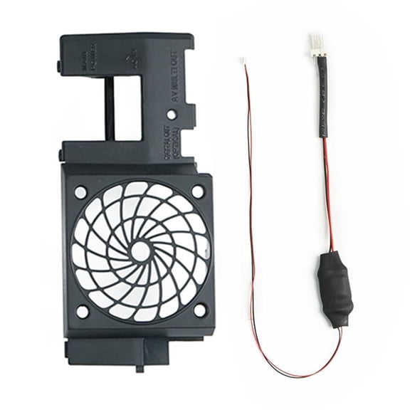 Jesscasday Vibration Proof Retro Gaming Console Fan Bracket for P2 Fat Game Console