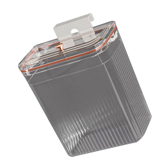 Jesscasday Wall Mounted Garbage Bin Quality Plastic Waste Container Wastebasket For Urbans Dwellers And Minimalists Space Trash Bin