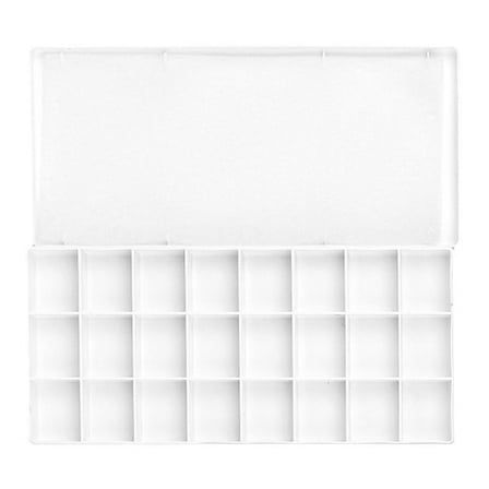 Jesscasday Watercolor Paint Palette Box 24 Well 36 Well Travel Paint Case Paint Mixing Tray with Leakproof Lid for Artist Student