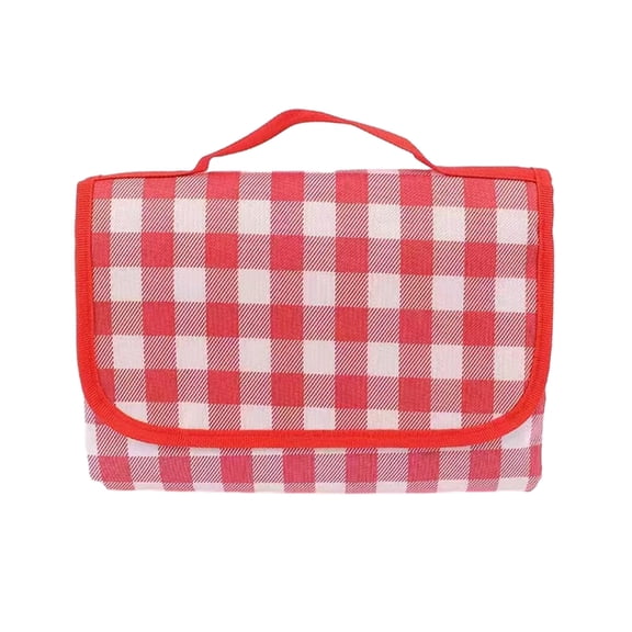 Jesscasday Waterproof Beach Blanket Moisture Sand-Resistant Pocket Foldable Easy Carrying